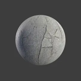 Cracked grey asphalt 3